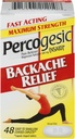 Percogesic Backup Relief Pain Reliever, Maximální síla, 48 tablet