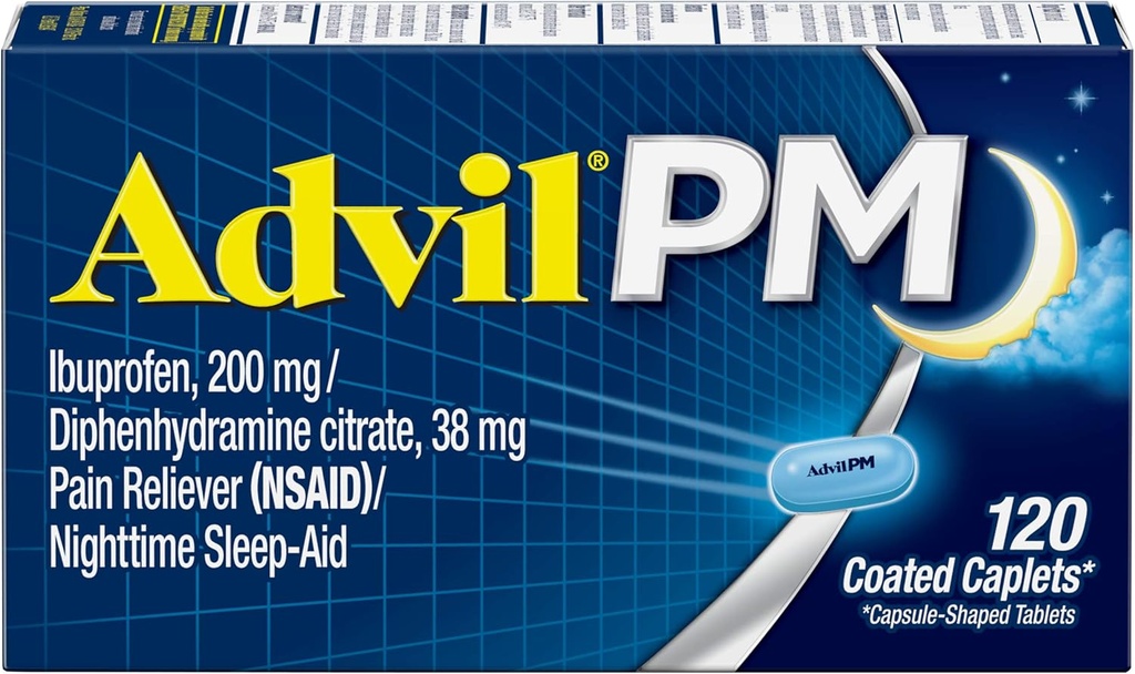 Advil PM Caplet 120 ea (balení po 3)
