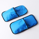 Studené terapie Slippers, Foot Ice Pack Wrap, Neuropatie Slippers Rapid Relief Led Slippers pro unavené a Otočené nohy, Hot feet, Plantar Fasciitis Relief (Blue, Large)