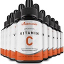 Lipozomální vitamin C 2000mg tekutý pro dospělé, vysoce absorpční VIT C, Maximalizovat vitamín C, Dobré pro imunitní systém a antioxidant, 60ML (10 lahví)