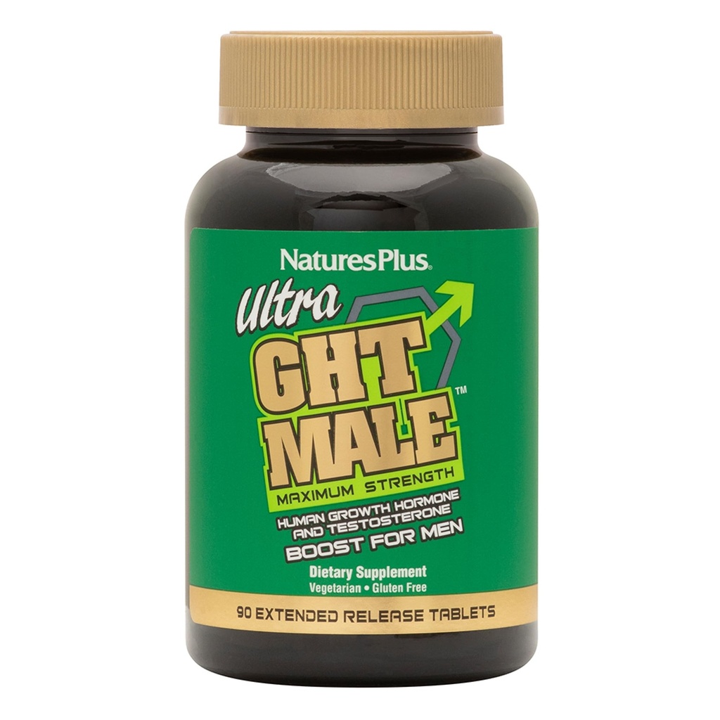 NaturesPlus Ultra HNE Muž rozšířená verze Bilayer tablety - 90 Vegetariánské doplňky - Maximální síla přírodní testosteron & lidský růstový hormon Boost - gluten- zdarma - 30 Služeb