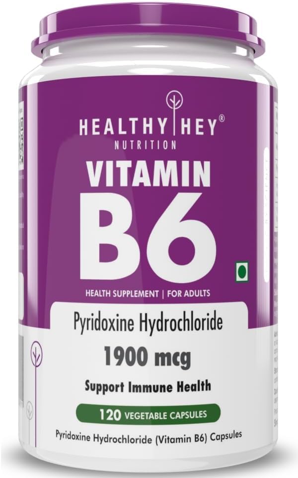 Vitamin B6 Pyridoxin - 120 Veg. Kapsle