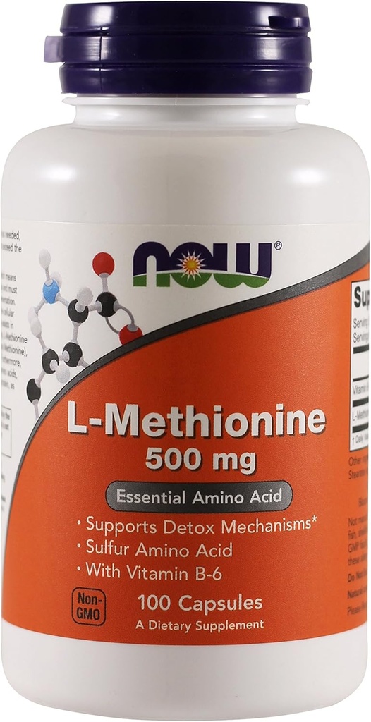 Foods L- methionin, 100 tobolek / 500 mg (Balení po 2)