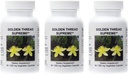 Supreme Nutrition Golden Thread Supreme, 60 Čisté Coptis Chinensis Vegetarian Kapsle 124; Tři balení