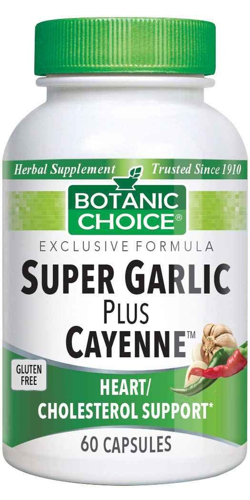 Botanická volba Super Česnek Plus Cayenne, 60 Kapsle