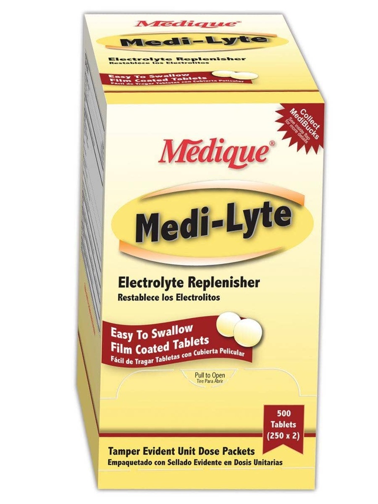 Medique MP030-33 Medi- Lyte Heat Relief Medication, Kapacita, objem, standard, bílá (balení po 50)