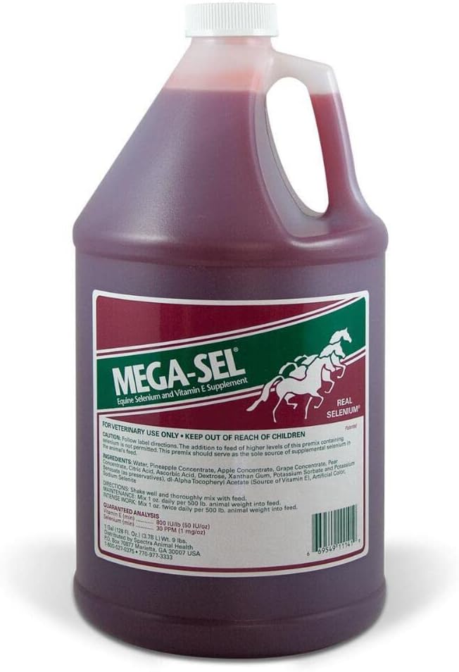 Mega- Sel tekutý vzorec pro koně, 1 gallon (128 Fl oz)