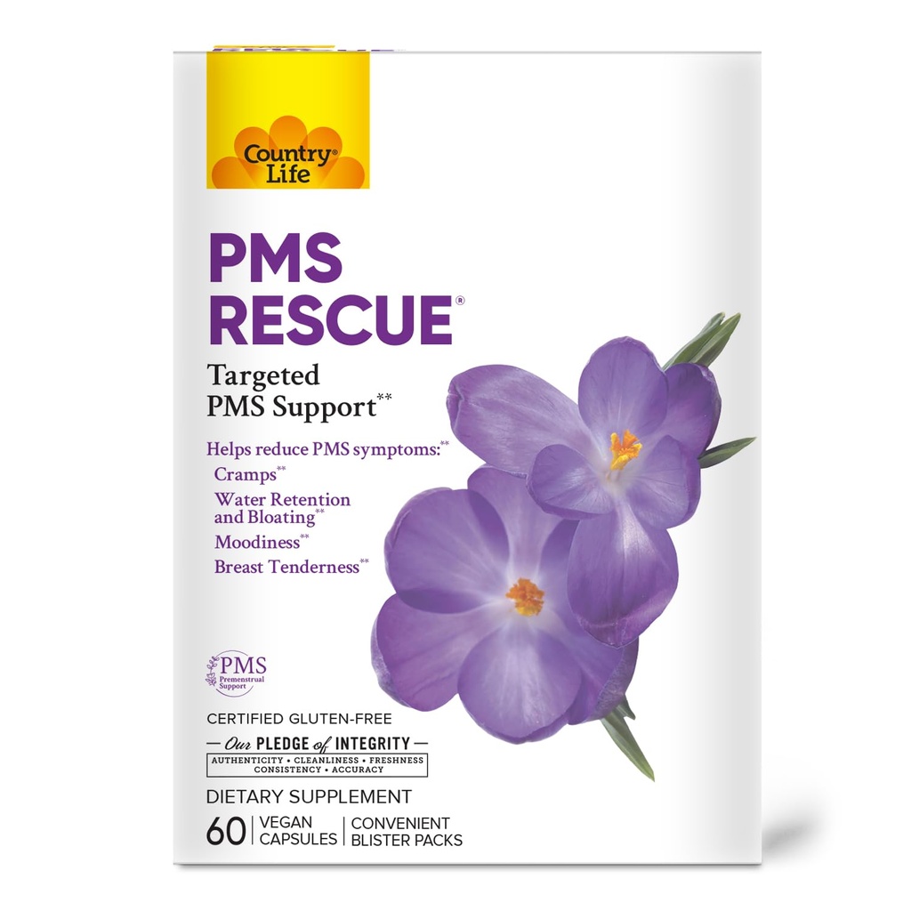Country Life Ženské PMS Rescue 60 VegCap
