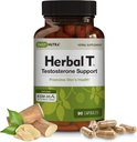 DailyNutra Bylinný T Men 's Health Formule Dodatek pro Endurance, Vitality, & Zdravé stárnutí - s KSM- 66 Ashwagandha, Tongkat Ali, Tribulus, Eleuthero, & Horny Goat Weed (90 Kapsle)