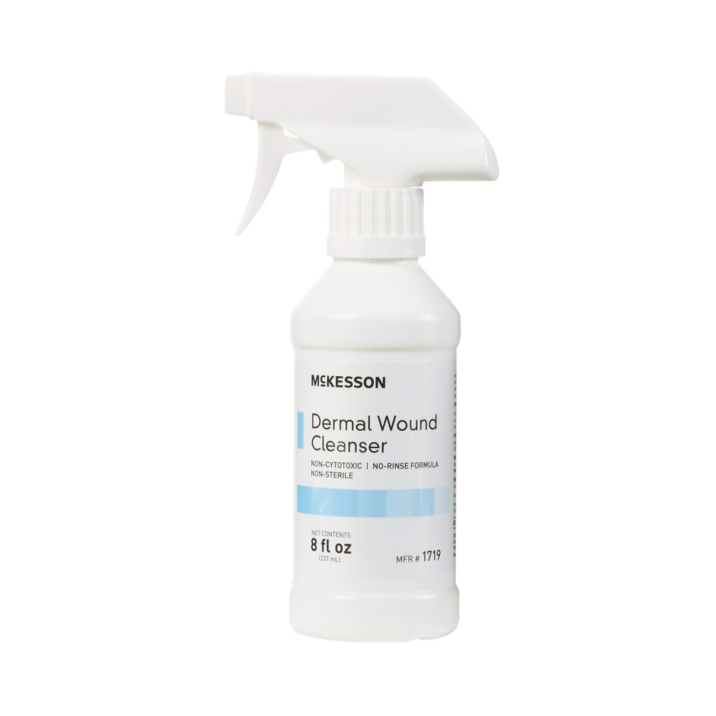 McKesson Dermal Wound Care Spray, 8 oz [1 Počet] First Aid Wash Solution for Minor Injuries, Cuts, Burns, Scraps, Sores