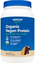Nutricost Organic Vegan Protein Chocolate Buttery (2 LB) - Bezlepkové, GMO- bez