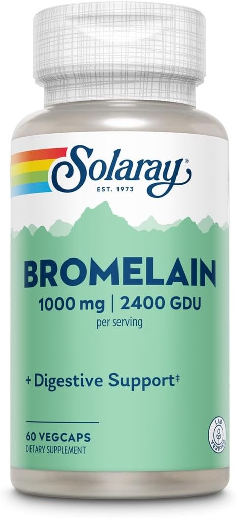 Solaray - Bromelain Extra Strength 500 mg. - 60 tobolek