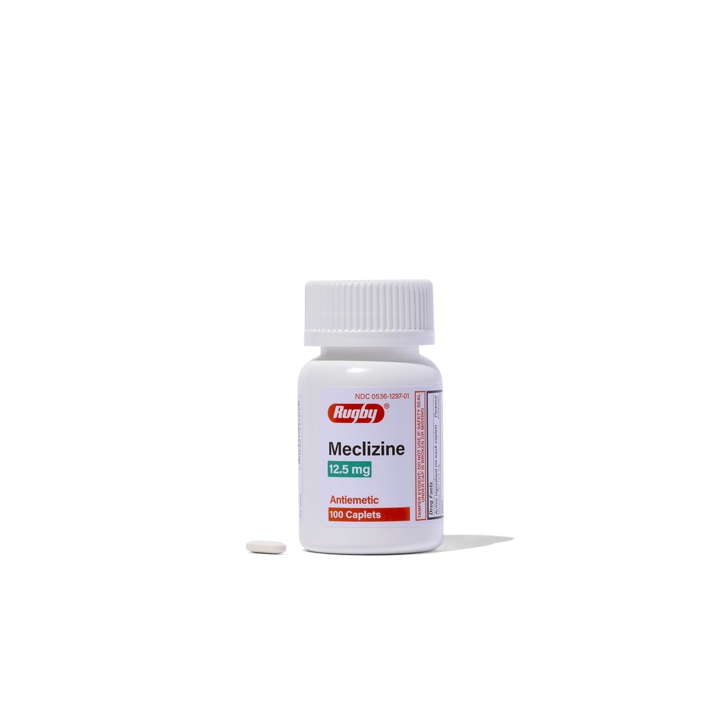 Rugby Meklizin 12, 5 mg Kapsle - Antiemetická motivační nemoc Symptomatická úleva - 100 Počet