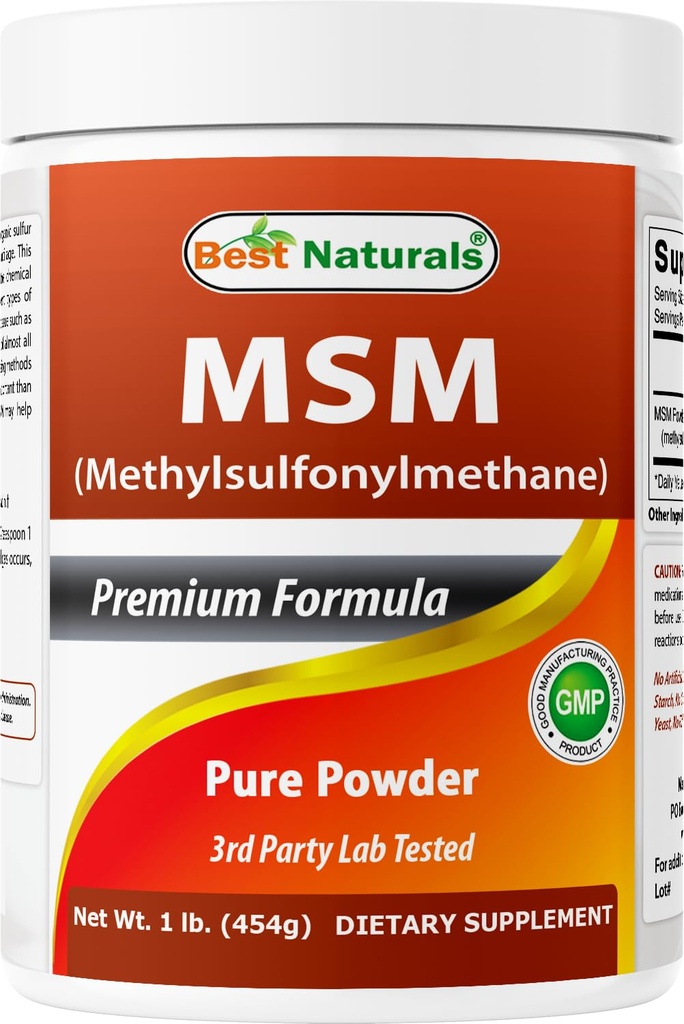 Nejlepší Naturals 100% čistý MSM prášek, 1Lb