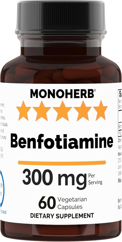 Benfotiamin 300 mg - 60 Veg Kapsle
