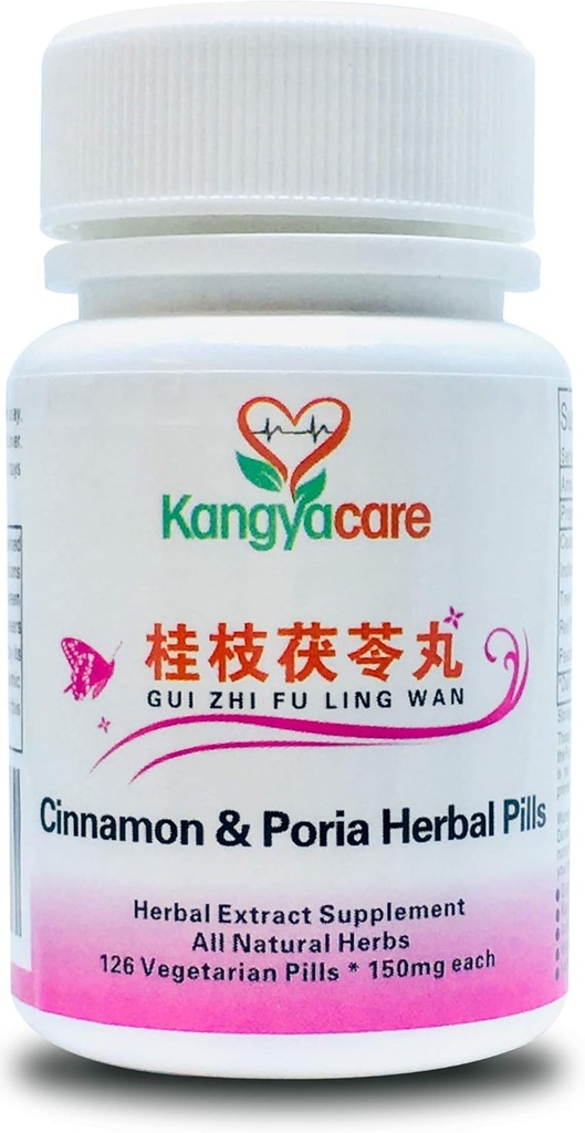 GUI Zhi Fu Ling Wan philippines- Skořice & Poria pilulky - Přírodní Cycle Relief - Nápověda Menstrual Cramps, Bloating, Period diskomfort - Podpora zdraví žen - Všechny přírodní - 126 Ct (1 láhev)