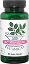 Vitanica Lactation Blend, Kojení Dodatek, Kojení Podpora zvýšení přísun a průtoku mateřského mléka, Organic Fennel, Mléko Thistle, Fenugreek Seed a další, Non- GMO, Vegan, 60 Kapsle