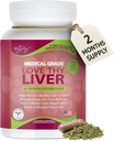 Dr. Liz Cruz Milujte Vaše játra - Játra vyčištění Detox & opravy, Játra doplňky s enzymy, Byliny, a výživné přísady, Příplatek pro zdraví jater v Veggie Kapsle, 60 Počítá