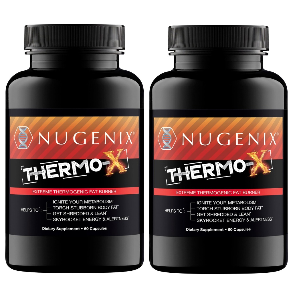 Nugenix termo-X: Termogenní spalování tuků doplněk pro muže, Extreme Metabolic Accelerator, 120 Počet