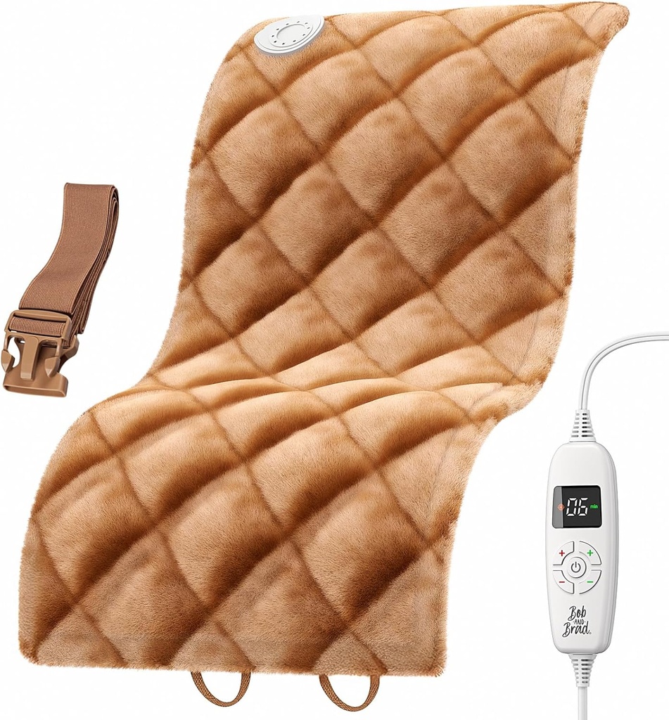 BOB A BRAD Vážený ohřívací Pad s dalekou infračervenou terapií, Velký topný Pad pro tělo záda hluboké bolesti, Dárek pro rodinné ženy mužů, ETL Certified & FSA / HSA způsobilé 2.4lbs, 12 "x24"