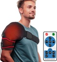 Sticro Rameno Vyhřívání Pad Massager for Pain Relief, Vibrační masáž Vyhřívané Wrap rovnátka pro levé pravé mražené rameno, Rotator Cuff Zranění, Artritida pro ženy - XL / XXL