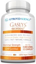 Schválené Science ® Gaslys ™ - Soothe trávicí trakt, zmírňuje plynové a žaludeční křeče - Artyčoky Powder, Ginger, Fennel Seed - 60 Počet - Balení po 1