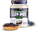 Musclesport Lean Way Plant Protein - Pea Protein a Brown Rice Protein Blend, s přidanými CLA, MCT a L- karnitin - 20 Služeb (Blueberry Cobbler)