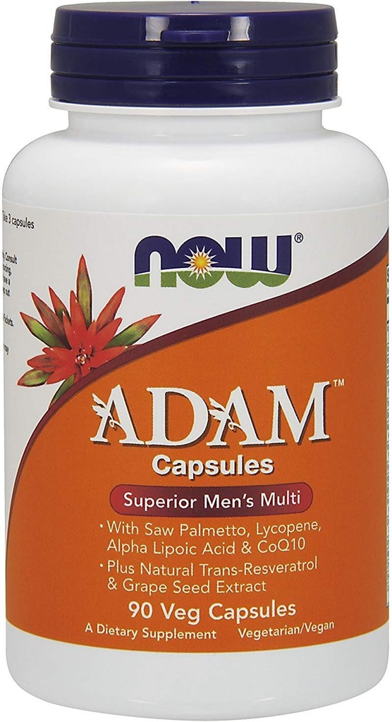 Nyní potraviny ADAM Superior Men 's Multiple Vitamin, Vegcaps 90 ea
