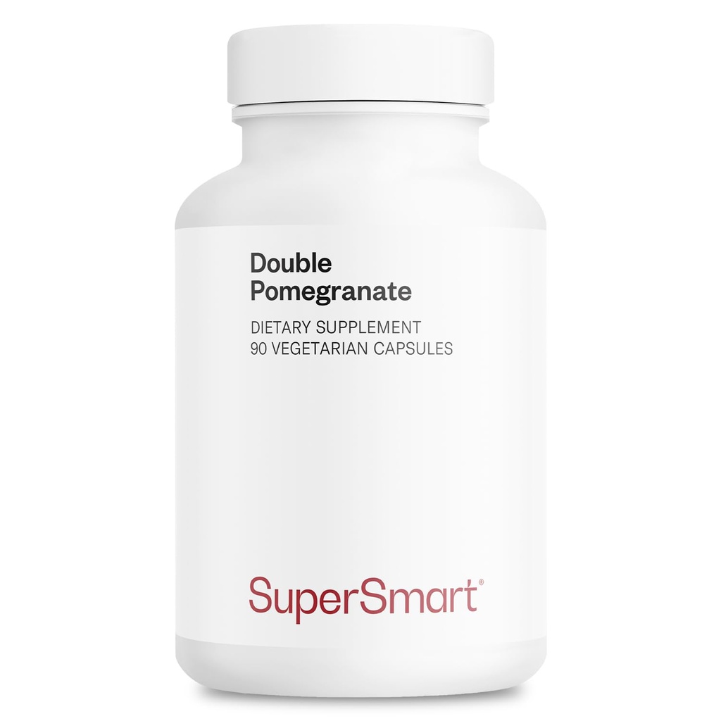 Supersmart - Double Granulate (High Strength) - 90% Ellagic Acid & 40% Punicalagins - Granulate Extract Supplementary - Advanced Antioxidant Az124; Non- GMO & Gluten Free - 90 Vegetariánských kapslí
