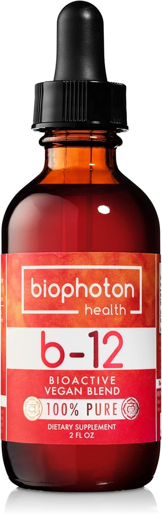 Lipozomální vitamin B12 Liquid Supplement - Bioactive Methyl Blend - Vegan & Non GMO - Organic Glycerin & Sugar Free (2 Fl Oz)