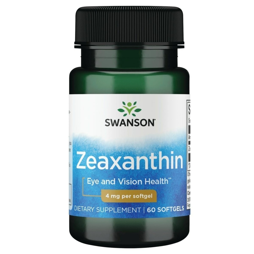Swanson Zeaxanthin 4 miligramy 60 Sgels