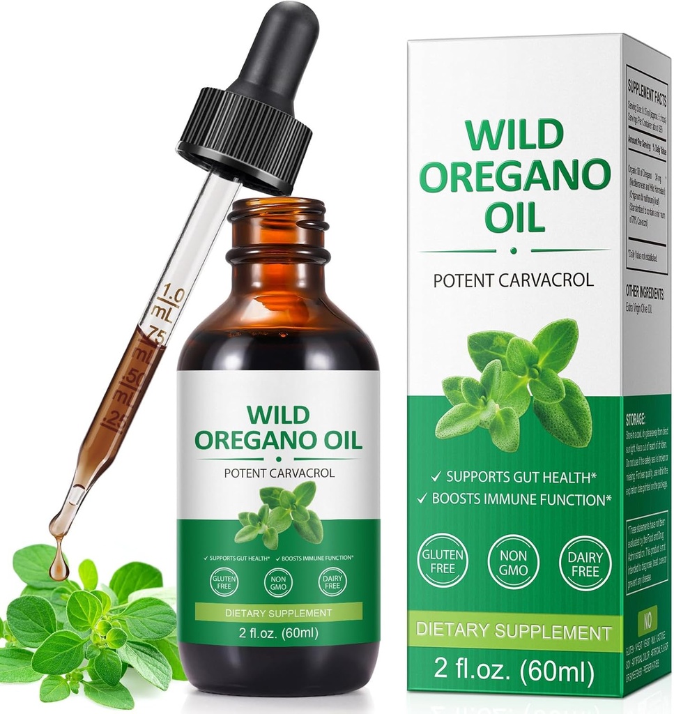 Oregano Oil, Oregano Oil Can Use for Man and Woman - 2 Fl oz