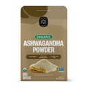 FGO Organic Ashwagandha Root Powder, 16oz Resealable Bulk Bag, Non-GMO, Indian Ginseng, Witania Somnifera, Sourced from India (balení po 1)