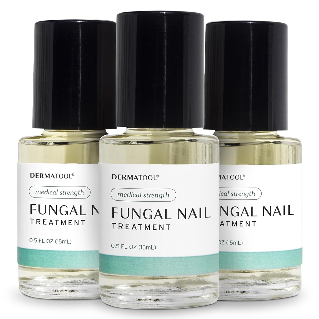 Toenail Fungus Léčba Extra síla antimykotické řešení a nehty Fungus Léčba pro nehty - Opravy Fungal Poškozené, žluté, tlusté, zbarvené nehty - nehty - Balení 3