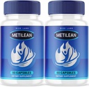 (2 Pack) Metilean Weight Loss Dodatek, Metilean Diteary Pills to Melt Stubborn Belly Fat, Metilean Advanced Formule ztratit Pounds, Metilean Pastilly Recenze (120 Kapsle)