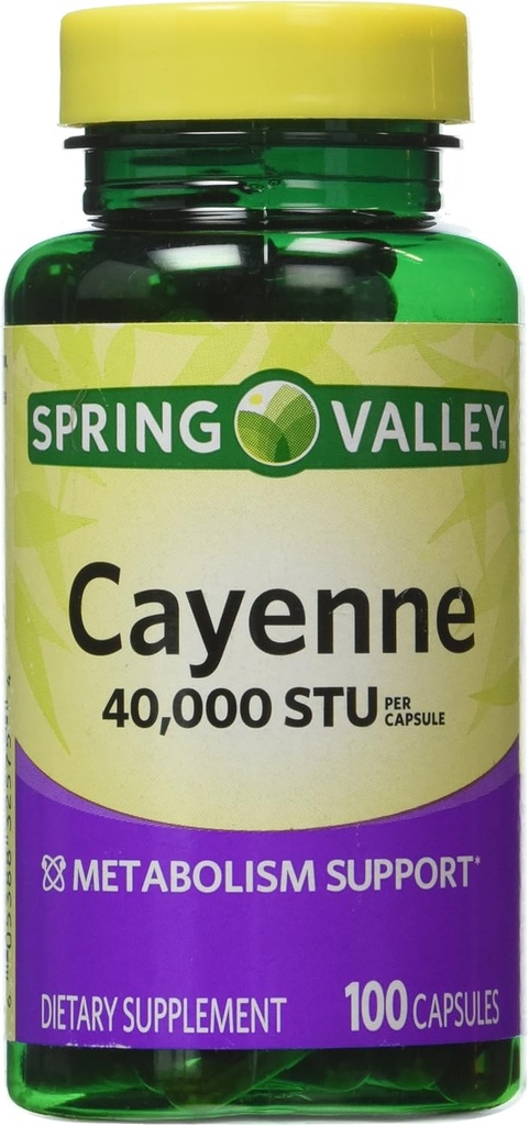 Jarní údolí - Cayenne Fruit 40.000 STU, celý Herb, 100 kapslí