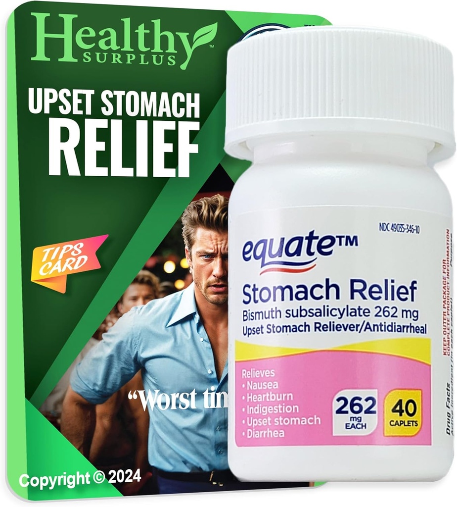 Zdravý Surplus Somech Relief - Bismut Subsalicylát 262 mg 40 Kapletů
