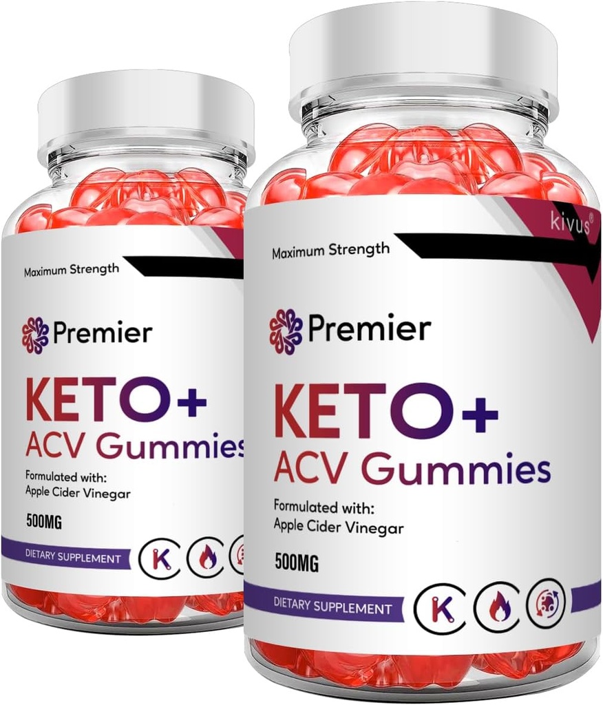 Premier Keto Gummies - Premier Keto + ACV Gummies (2 balení, 120 Gummies)