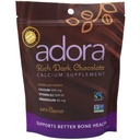 Adora doplněk vápníku, Fairtrade Dark Chocolate, Single Pack - 30 ct