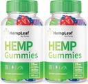 (2 Pack) Hemp Leaf Gummies - Oficiální vzorec - Hemp Leaf Gummies with Hemp Extract, Advanced Performance Zen Performance Hemp Blend, Zen Boost Hemp Gummies Maximální síla, Zen Gummies (120 Gummies)