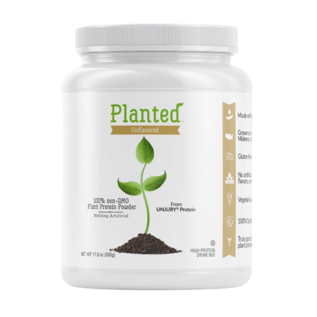 Neuroporota Planted Vegan Protein Powder 124; 20g Neochucený Pea Protein Powder 124; Nízký cukr a rostlinná půda 124; Gluten a mléčné bílkoviny bez pea izolát 124; Non- GMO Plants 124; 20 Služeb
