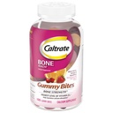 Caltate Gummy Bites 500 mg vápník a vitamín D dodatek, černá třešeň, jahoda, pomeranč - 100 Počet