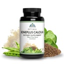Optimální zdravotní systémy BonePlus vápník 124; Vysoce absorbovatelné chelatované vápníku + Ipriflavone, Probiotika, Plant Enzymes CLANE124; Kostní doplněk síly 124; 90 Kapsle