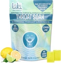 Laki Naturals Throat Soak Herbal Throat Lozenges (14 Ct) - Hawaiian Sea Salt Sore Throat & Dry Mouth Soothing Drops - Vegan, Non- GMO, Sugar- Free & Gluten- Free Sweet and Salty Herbal Candies