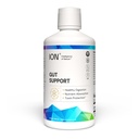 ION * Inteligence of Nature Gut Support Liquid Supplement - Gut & Digestive Health Liquid Drops, Cleanse & Detox with Humic Extract for Women & Men, Dospělí & Kids 4 + - 32 fl oz (balení po 1)