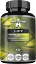 5-HTP 150 mg na kapslí - 120 Veganových kapslí - 4 měsíční dodávka - Griffonia simplifolia Seed Extract - Enhances Mood and Well- Being - Dietní dodatek Apollo 's Hegemony