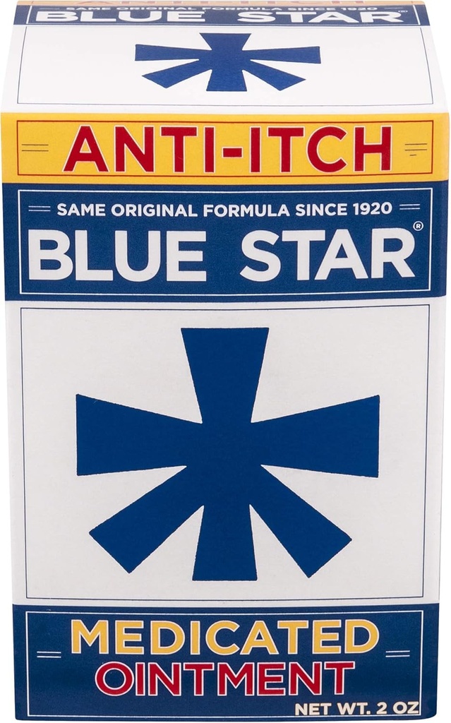 Blue Star Anti- Itch Medicated Ointment 2 oz (balení po 3)