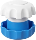 EZY DOSE Pill Crusher a Grinder pro Vitamíny, Tablety se skladovací kompartment, Děti, Domácí mazlíčci, Starší lidé, Bezstarostně rozdrtí léky do jemného prášku, Easy- to- Use Design, Blue, BPA zdarma