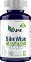 America Medic & Science SlimWise Bariatric Multivitamin - 180 Kaplety 124; 2-Month Supply CLAS124; Post Gastric Bypass & Sleeve Support CLAS124; Železo, B12, Vitamin D3, Folát CLAS124; Easy- to- Polykat Bariatrické vitamíny
