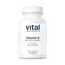 Vitamin E se smíšenými tokoferoly 124; Mocné antioxidační vitaminy E doplňky na podporu kardiovaskulárního zdraví * Mléko a mléčné výrobky zdarma 124; Non- GMO 124; 100 Softgels